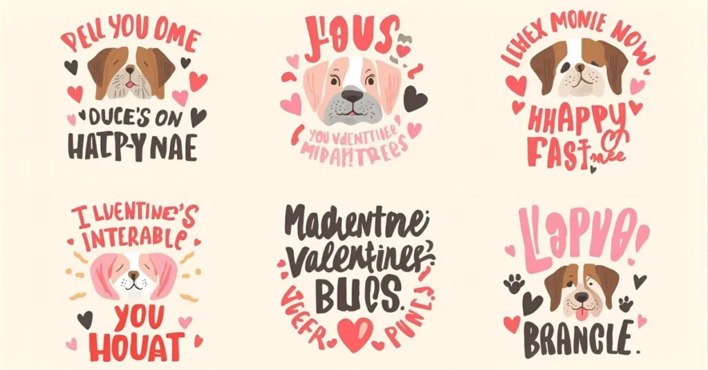 Cute Dog Valentine Puns for Instagram