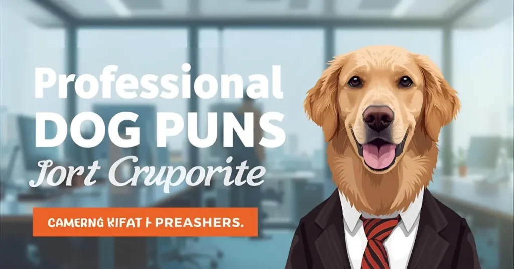 Professional Dog Puns for Corporate Brands 