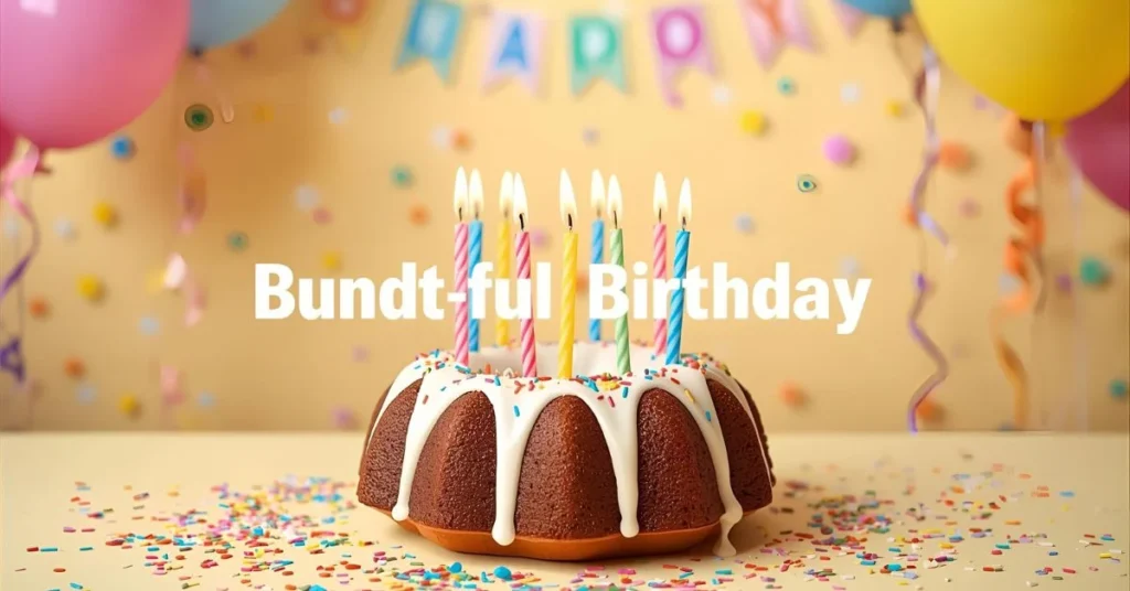  Birthday Bundt Cake Puns