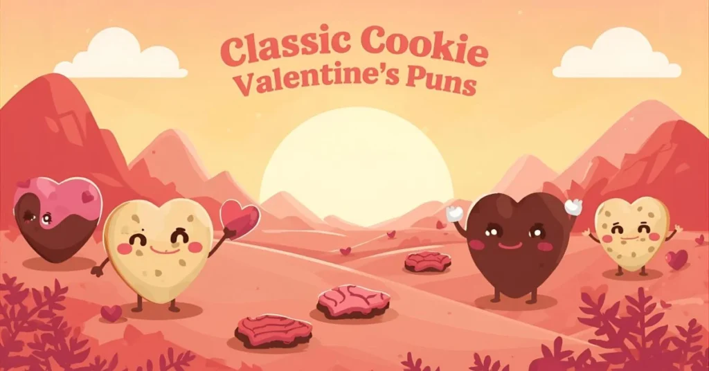 Classic Cookie Valentines Puns