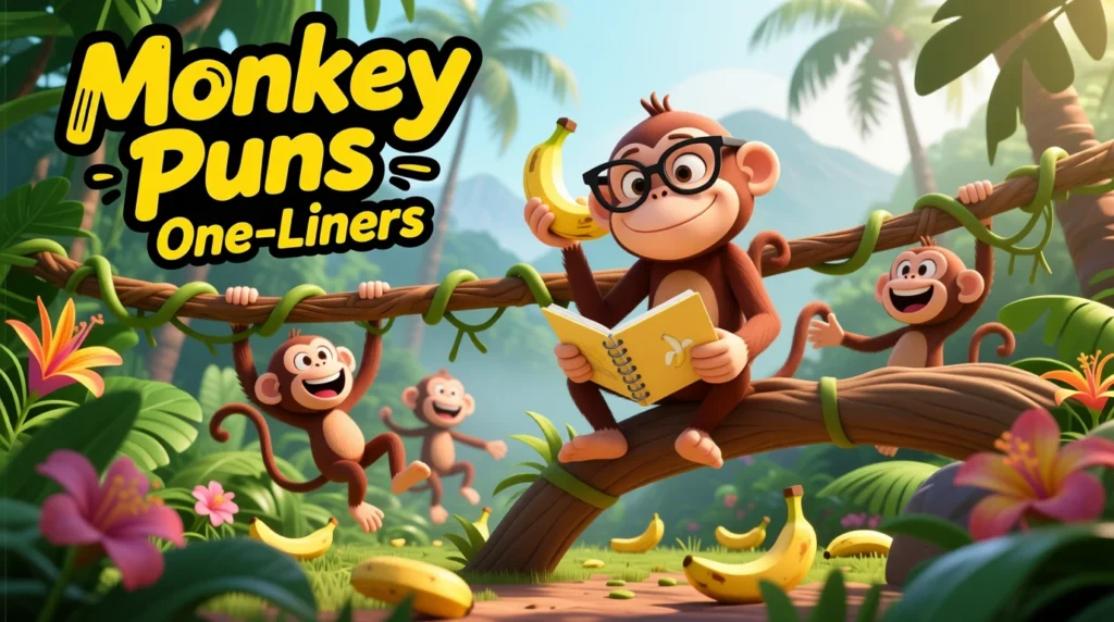 Clever Monkey Puns One-Liners