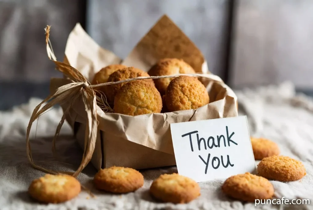 Cookie Puns for Gifts, Appreciation & Thank You Notes