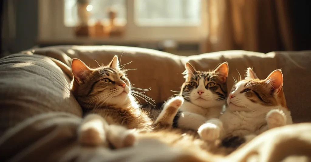 Cozy & Lazy Cat Love Puns for Chill Couples