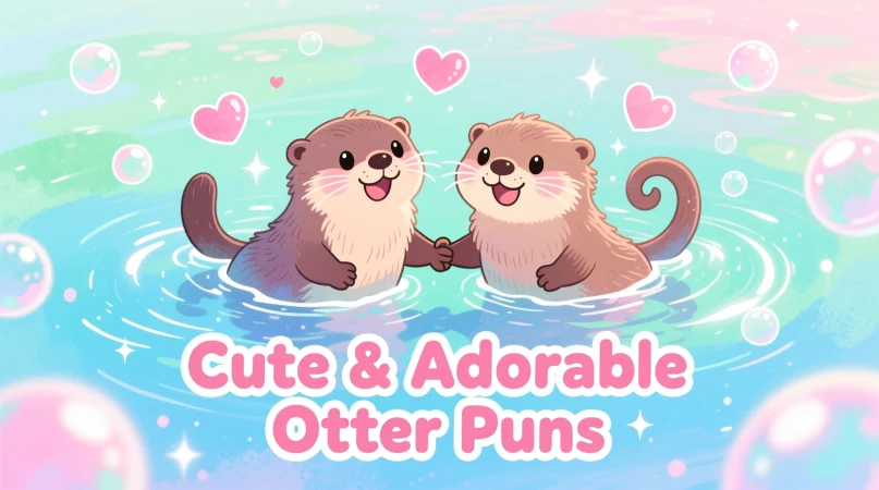 Cute & Adorable Otter Puns