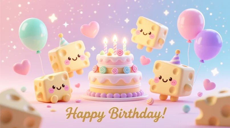 Cute Cheese Birthday Puns