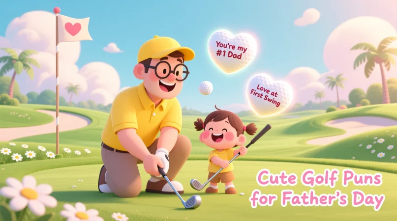 Cute Golf Puns for Father’s Day