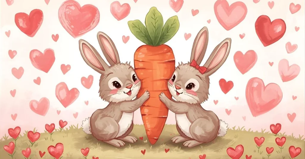 Cute Romantic Rabbit Puns