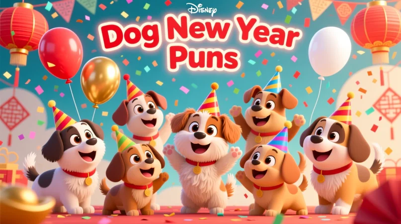 Dog New Year Puns