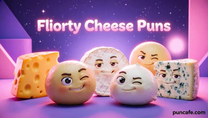 Flirty Cheese Puns One Liners for Adults