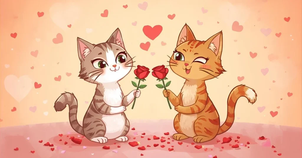  Flirty Feline Wordplay for Cat Couples