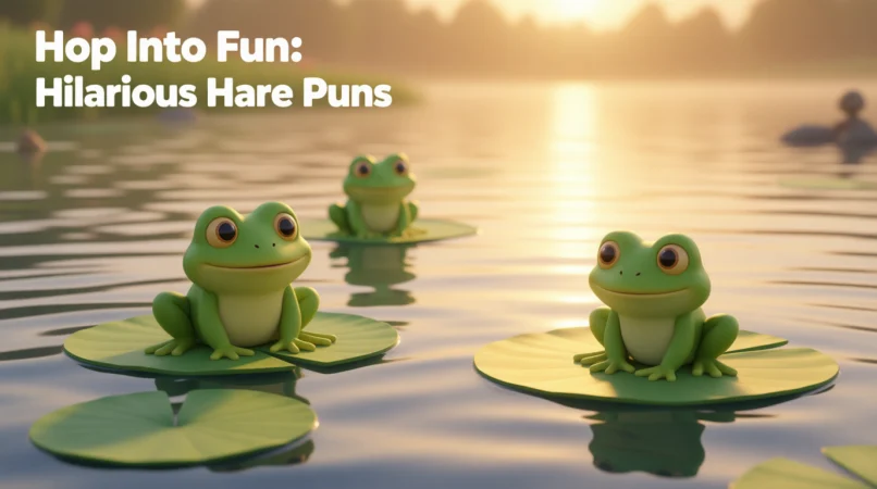 Funny & Clever Frog Name Puns