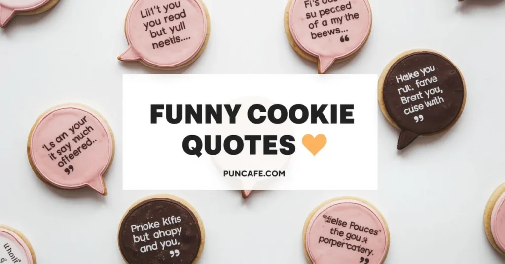 Funny Cookie Quotes & Sayings