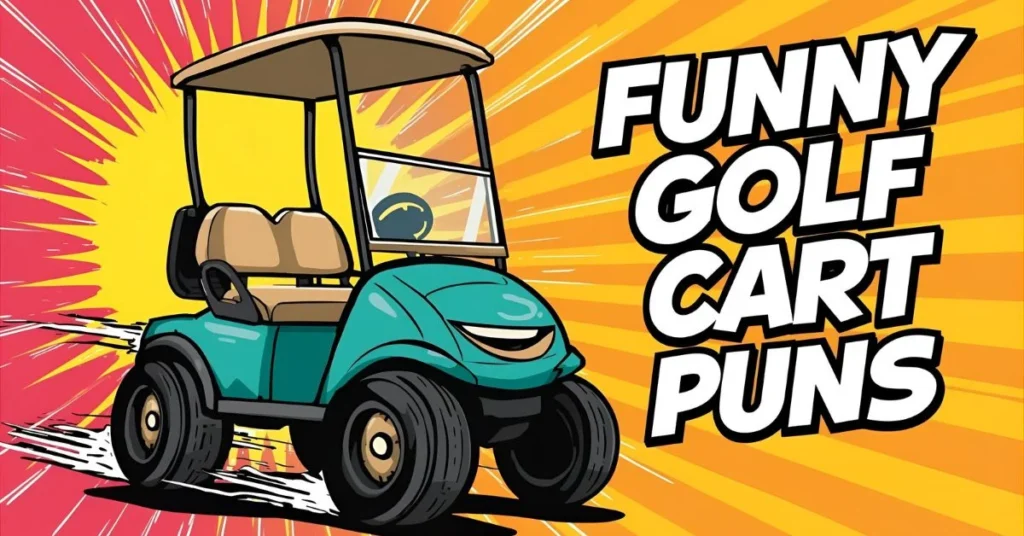 Funny Golf Cart Puns