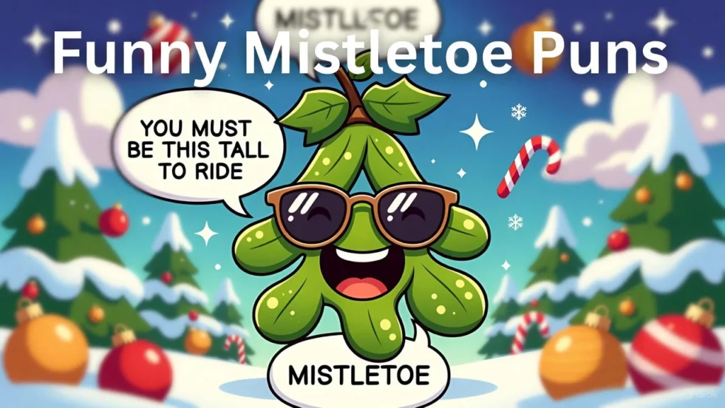 Funny Mistletoe Puns