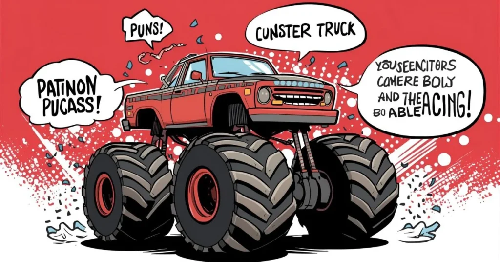 Funny Monster Truck Puns for Everyday
