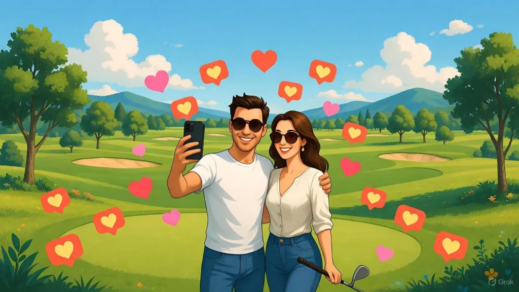 Golf Valentines Puns for Instagram Captions