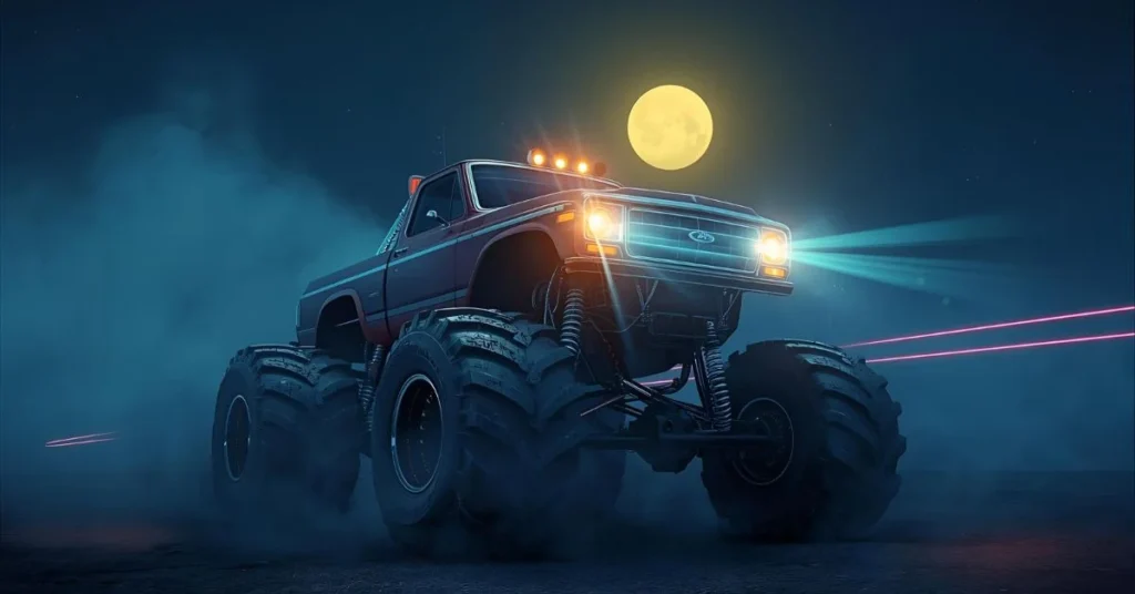 Night Ride Monster Truck Puns 