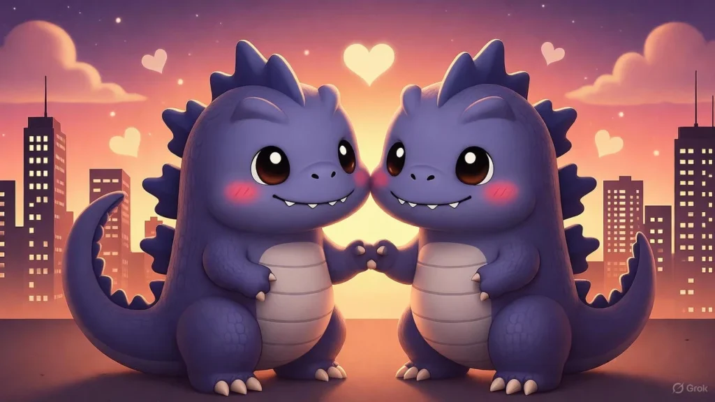 Romantic Godzilla Puns