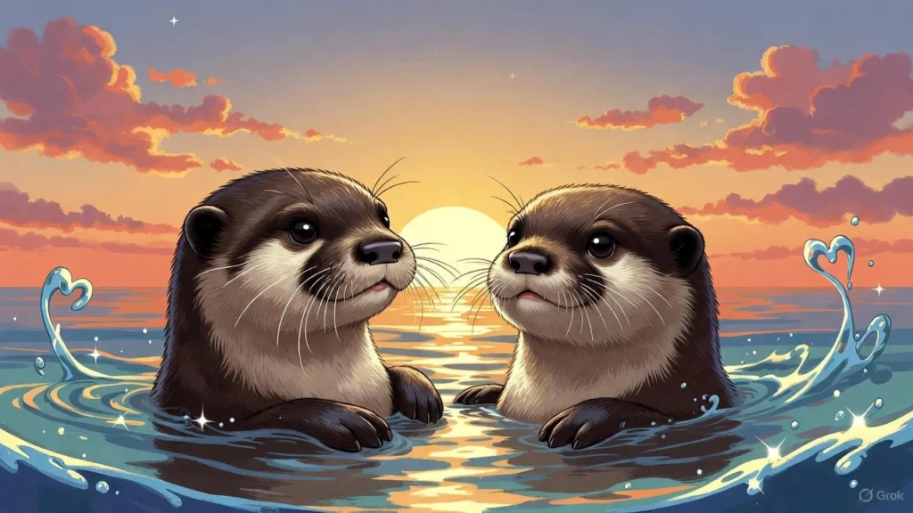 Romantic Otter Love Puns