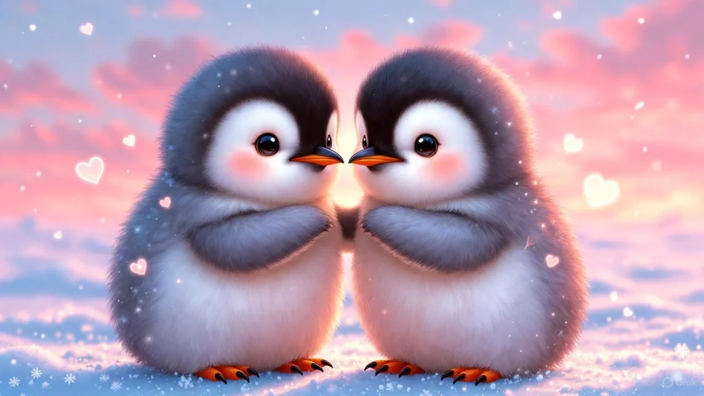 Romantic Penguin Puns