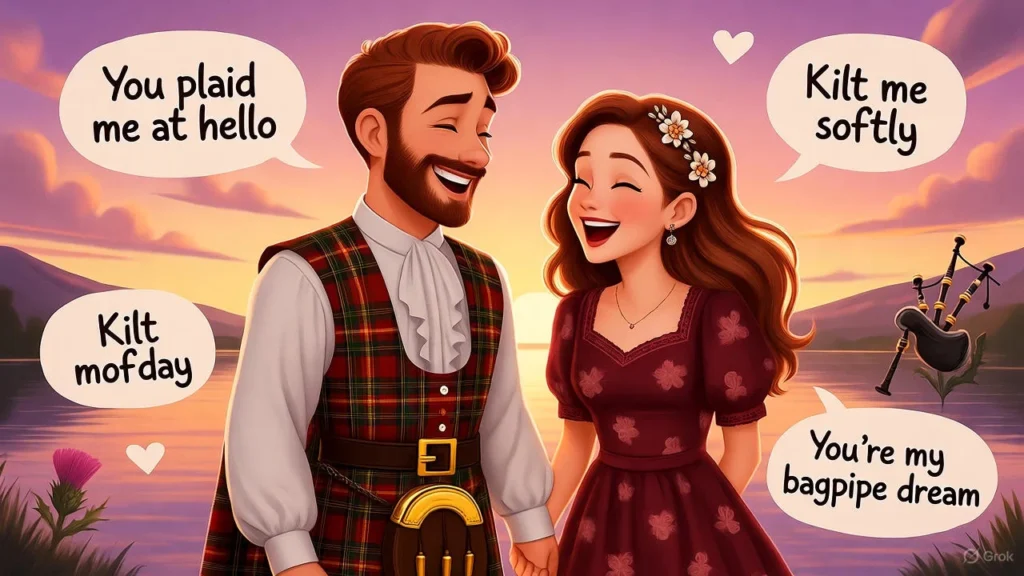 Romantic Scottish Puns