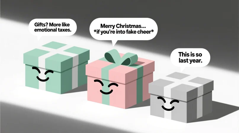 Sarcastic Christmas Gift Puns