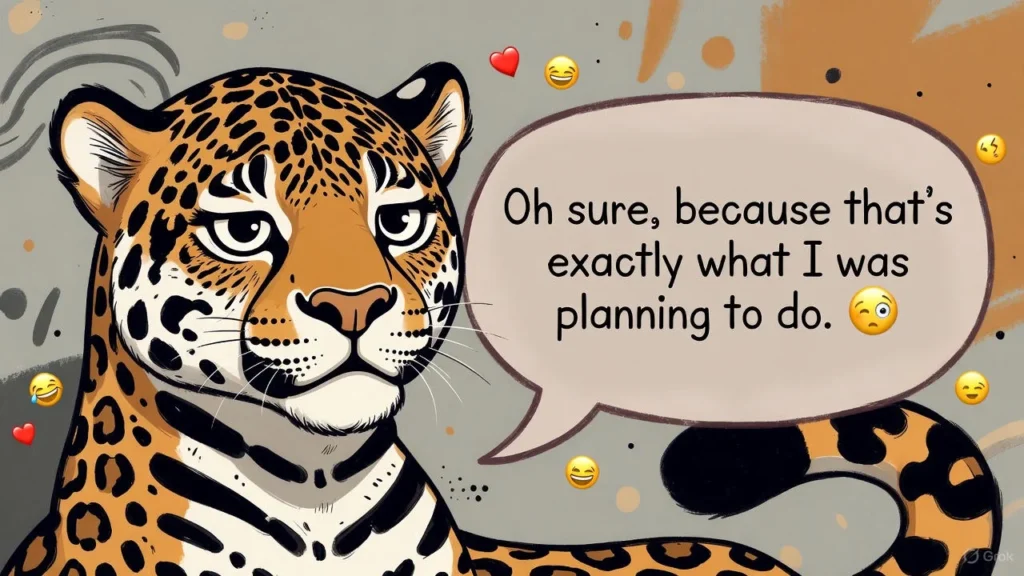 Sarcastic Jaguar Puns