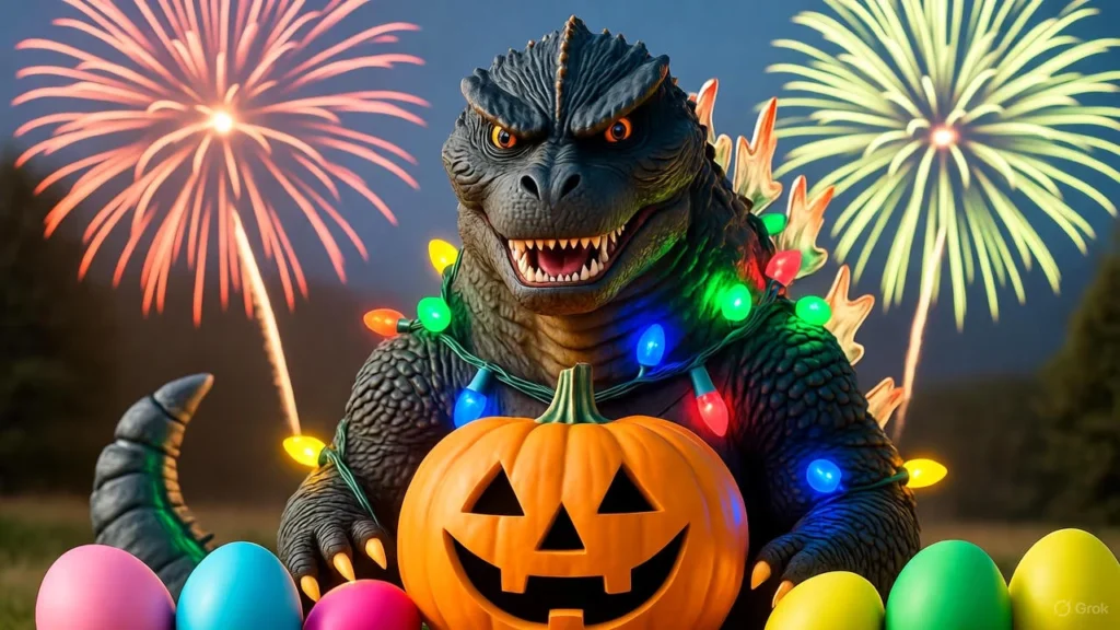  Seasonal Godzilla Puns