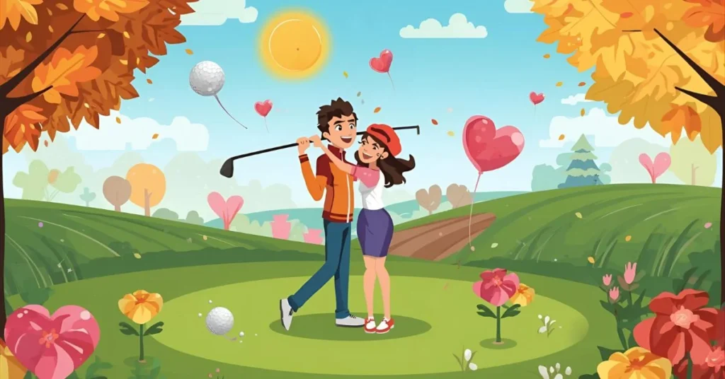 Seasonal Golf Valentines Puns