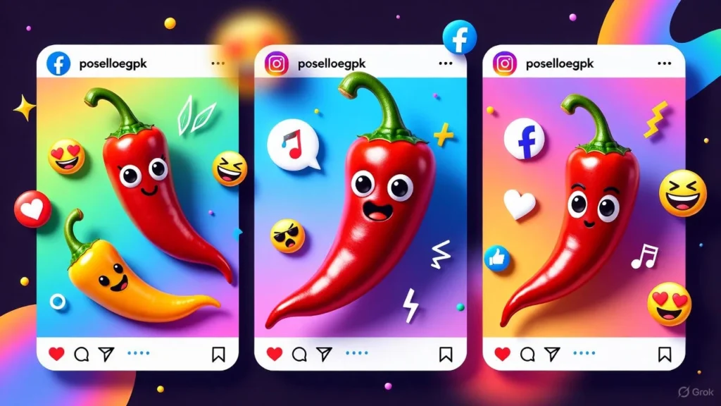Social Media & Instagram Chili Puns