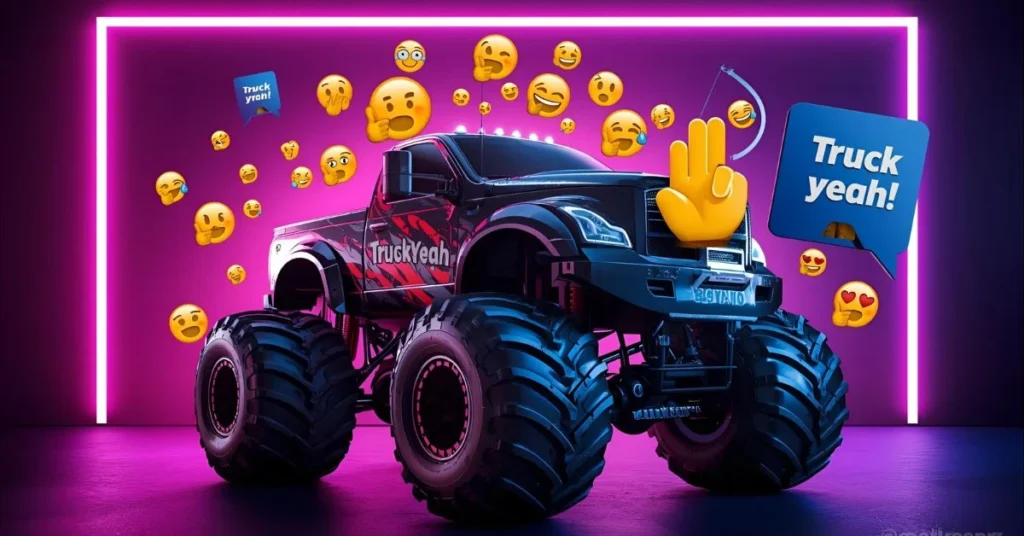 Social Media Monster Truck Captions & Puns