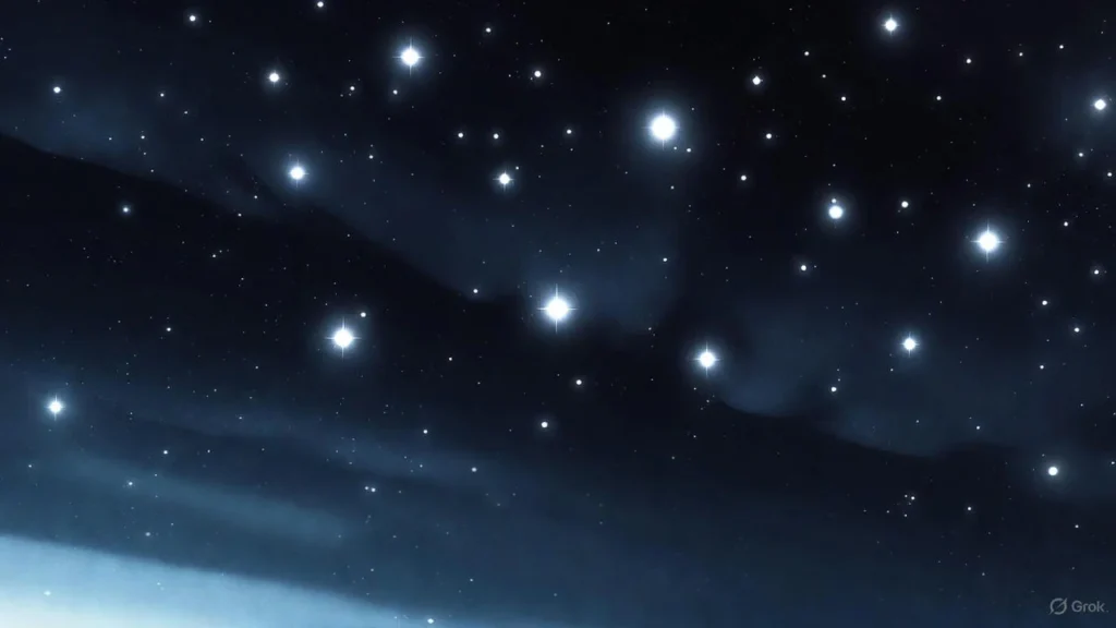 Aesthetic Christmas Night Sky Puns