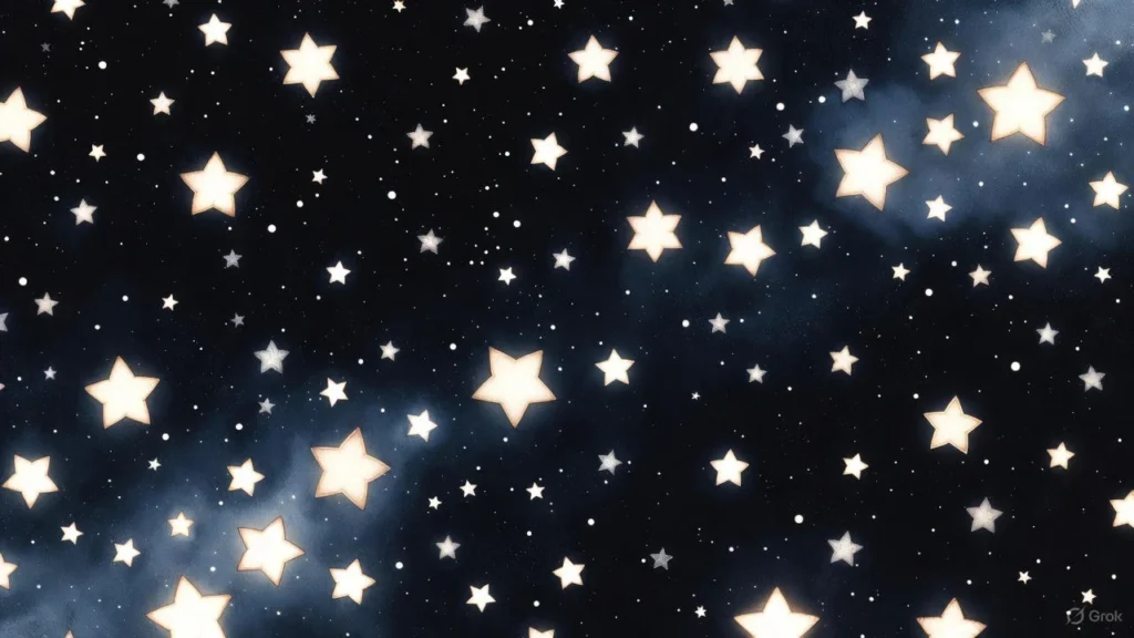 Calm & Peaceful Christmas Night Sky Puns