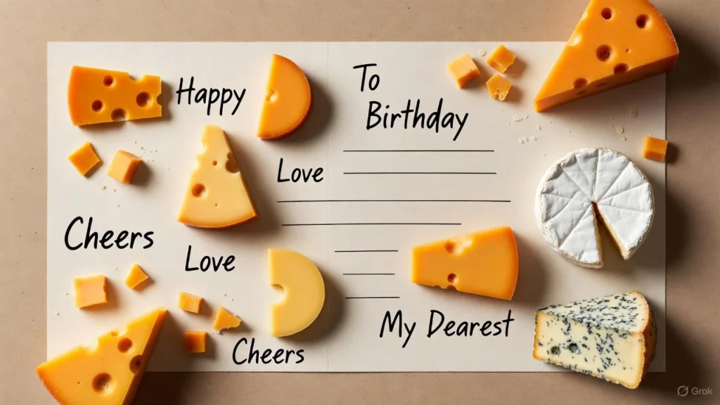 Cheese Love Puns for Cards & Notes