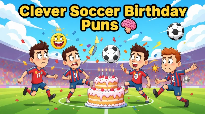 Clever Soccer Birthday Puns