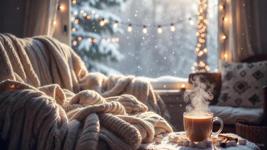 Cozy Christmas Wallpaper Puns