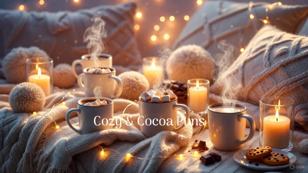 Cozy & Cocoa Puns