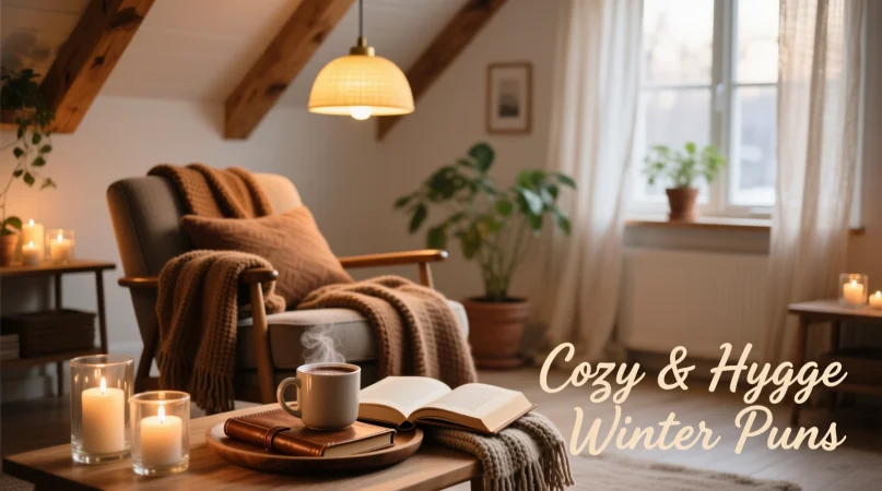 Cozy & Hygge Winter Puns