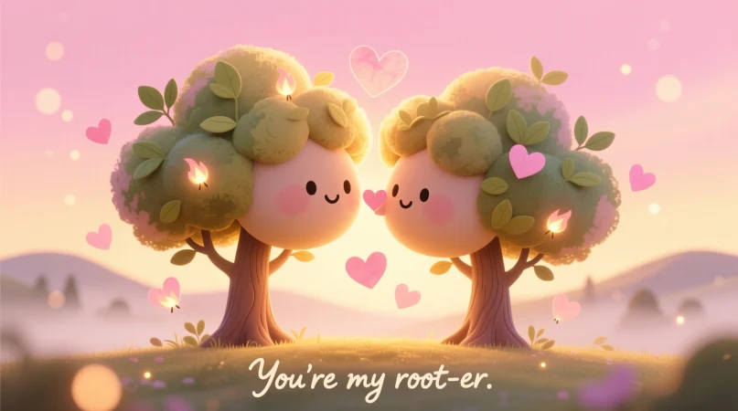 Cute & Romantic Tree Puns