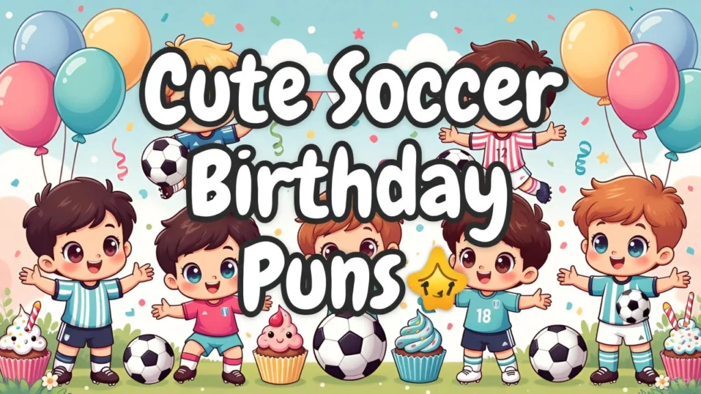 Cute Soccer Birthday Puns