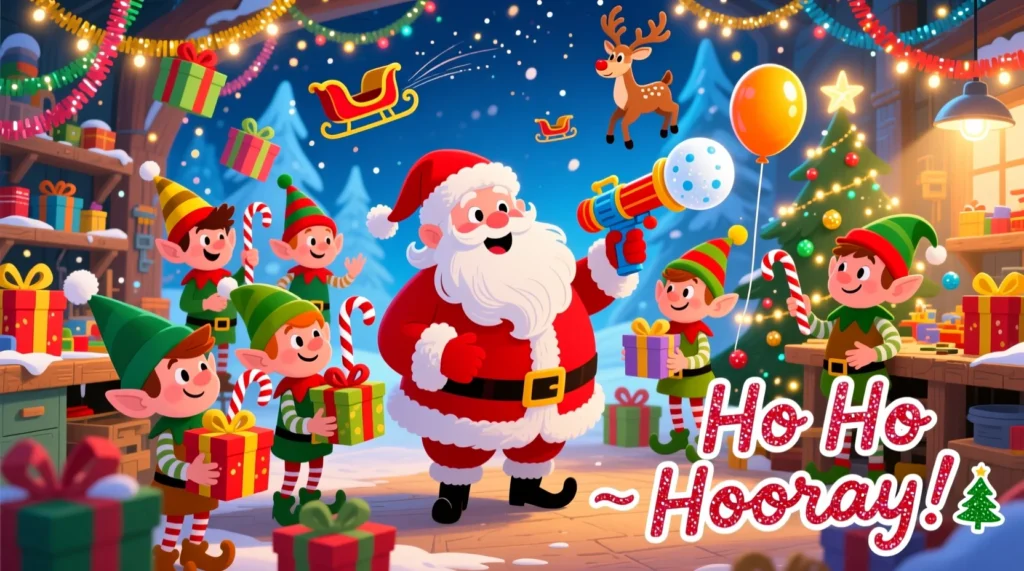 Elf & Santa Team Puns