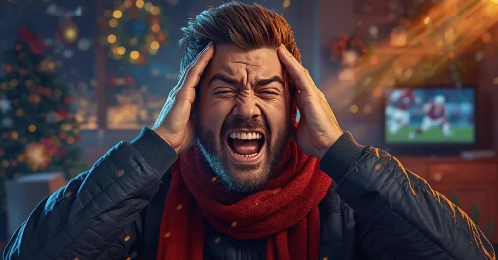 Emotional Rollercoaster Christmas Night Football Puns