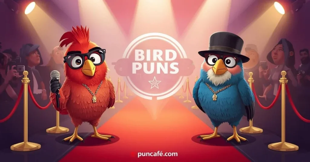 Famous People-Inspired Bird Name Puns