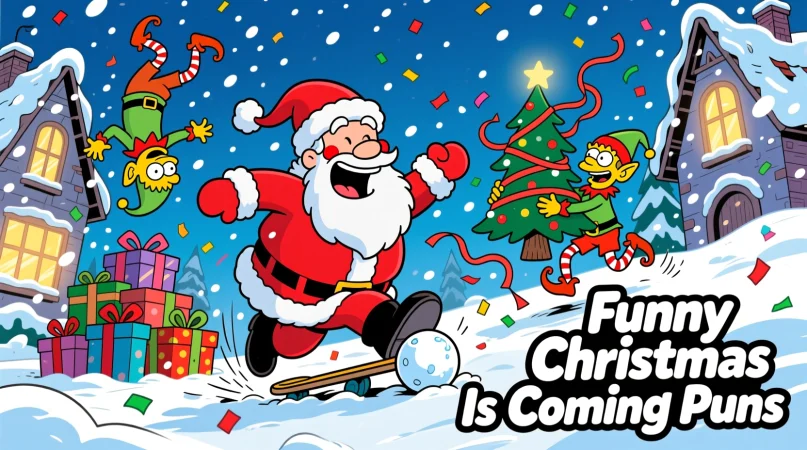 Funny Christmas Is Coming Puns