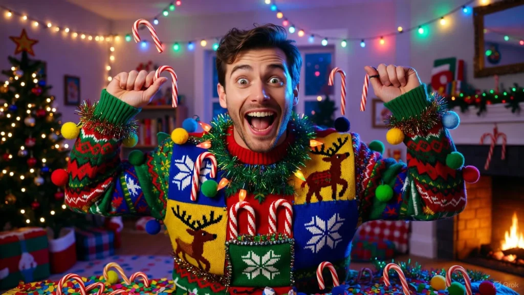 Funny / Silly Ugly Christmas Sweater Puns 