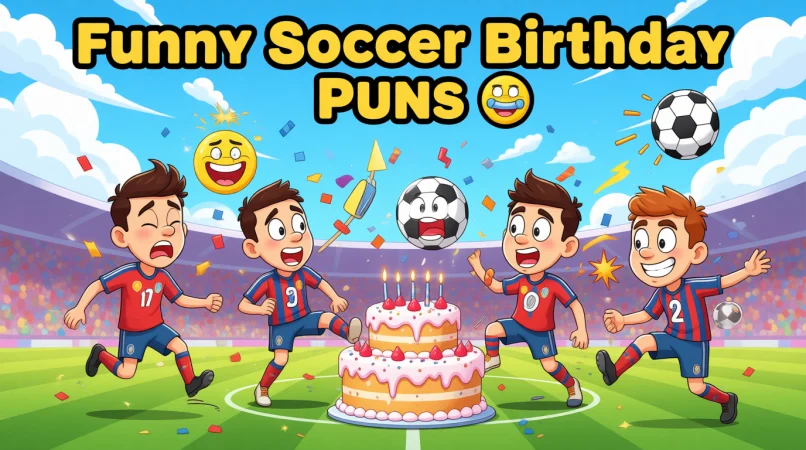 Funny Soccer Birthday Puns