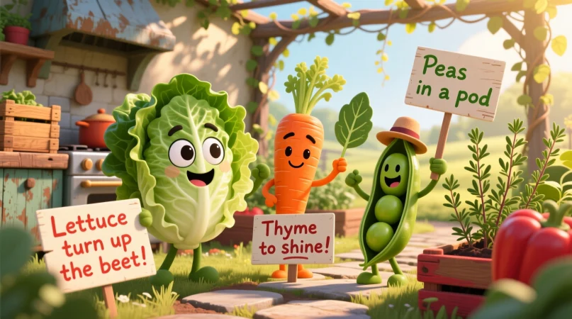 Grains, Herbs & Veggie Puns