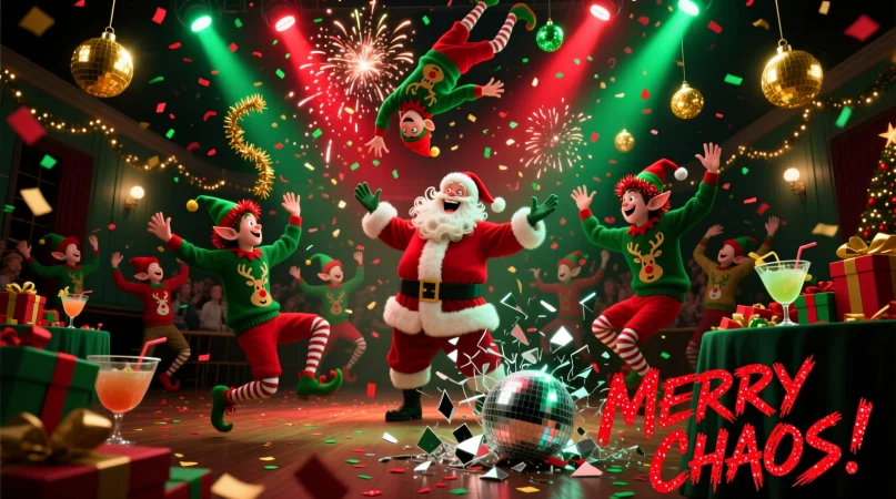 Holiday Chaos Nightclub Puns