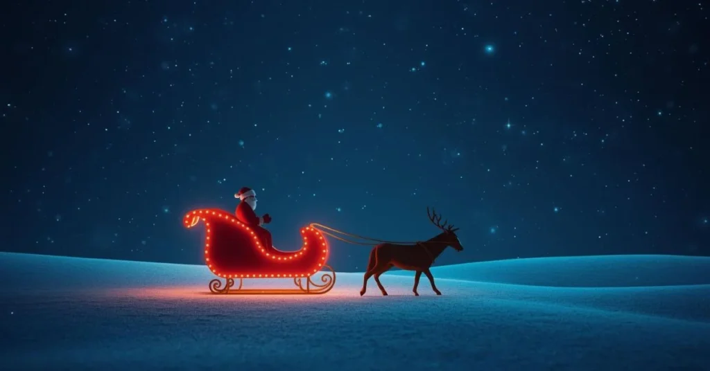 Instagram Santa’s Sleigh Christmas Night Puns