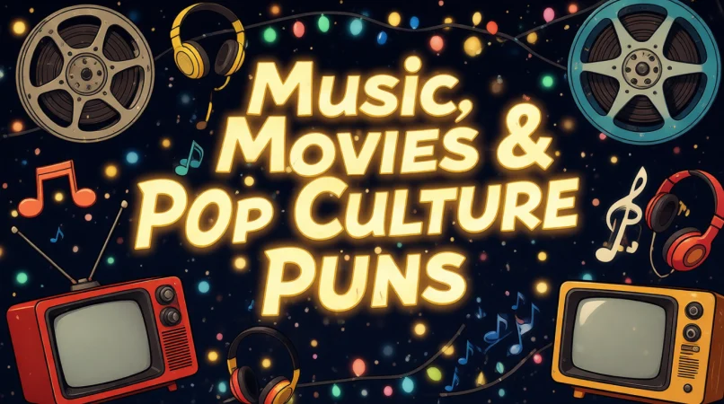 Music, Movies & Pop Culture Puns